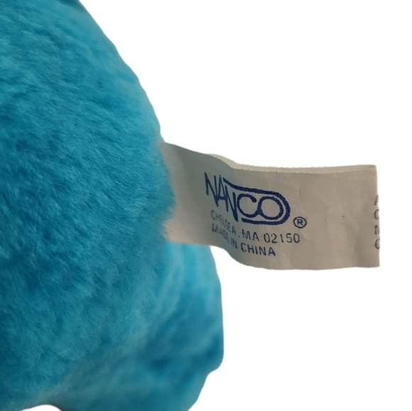 Vintage Nanco Blue Teddy Bear plush Stuffed Animal - Picture 4 of 4